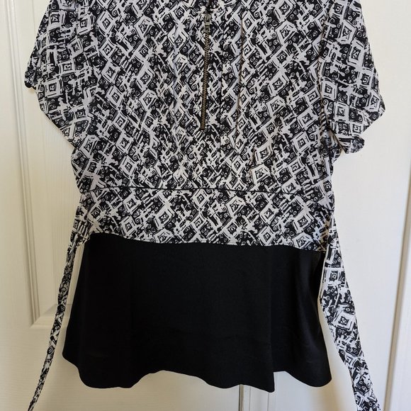Peplum top from Anthropologie size 6 - Picture 2 of 10